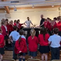 O Duo workshop with children from St Mary